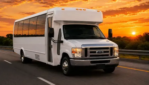 White 20 Passenger Party Bus 20 Passenger Party Bus (white) for booking