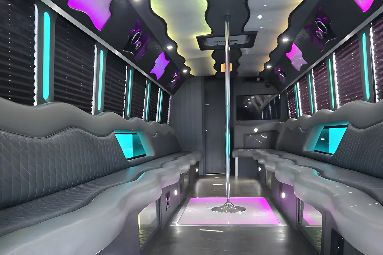 34-Passenger Party Bus 34-Passenger Party Bus (green) for booking