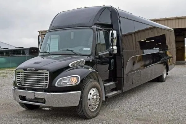 Black Freightliner Party Bus for booking
