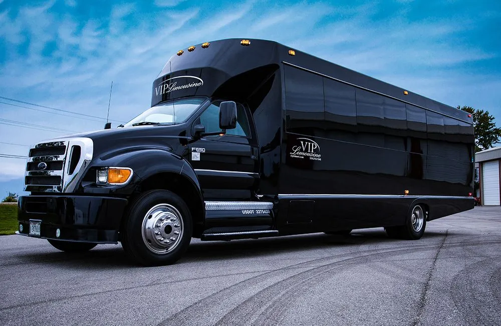 Black Tiffany Party Bus for booking
