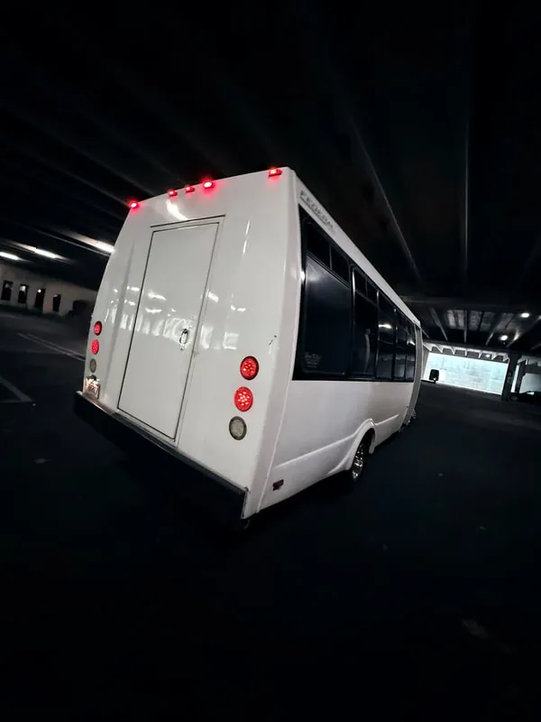 Ford E-450 Series Party Bus (white): full view, pic 6