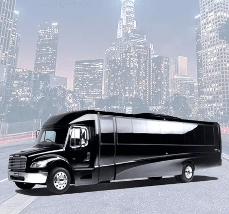 38 Passenger Luxury Party Bus (black) for booking