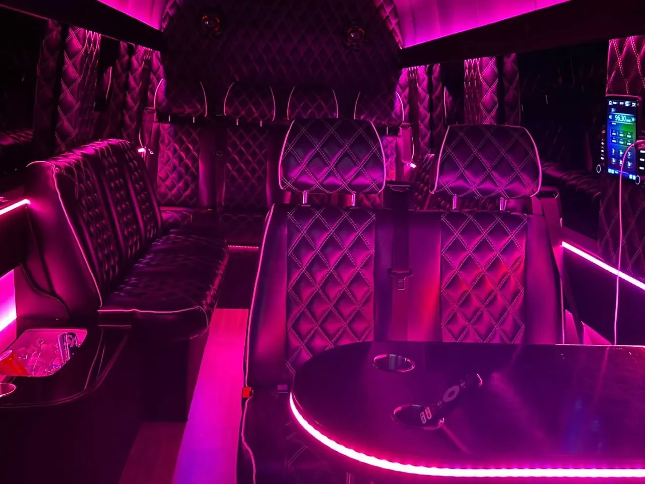 Mercedes-Benz Executive Sprinter (black) for party bus rental, pic 3