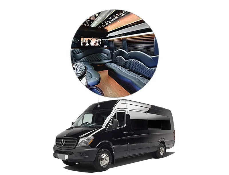 Mercedes-Benz Sprinter Limousine Mercedes-Benz Sprinter Limousine for party bus rental for booking