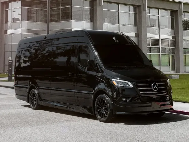 Mercedes-Benz Sprinter Party Van for party bus rental for booking