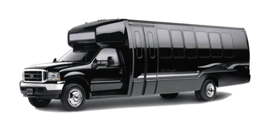 Party Bus Limousine (black) for booking