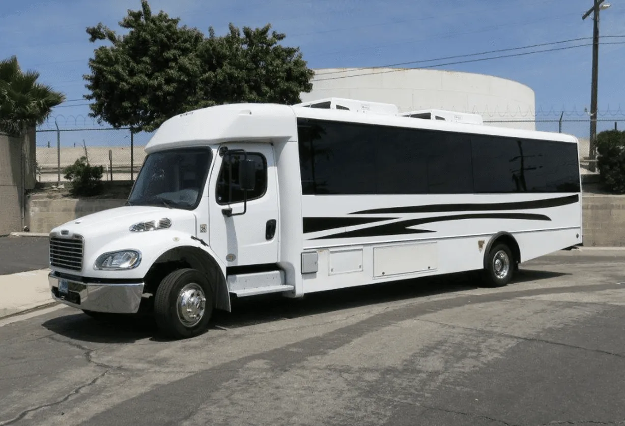 26 Passenger Party Bus 26 Passenger Party Bus (white), with tinted windows