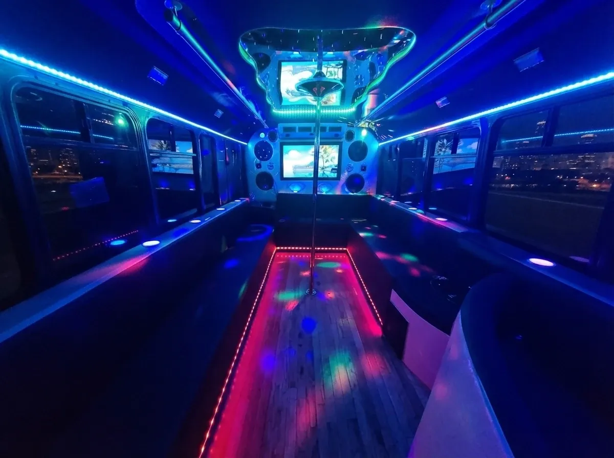25 Passenger Party Bus (black), pic 2