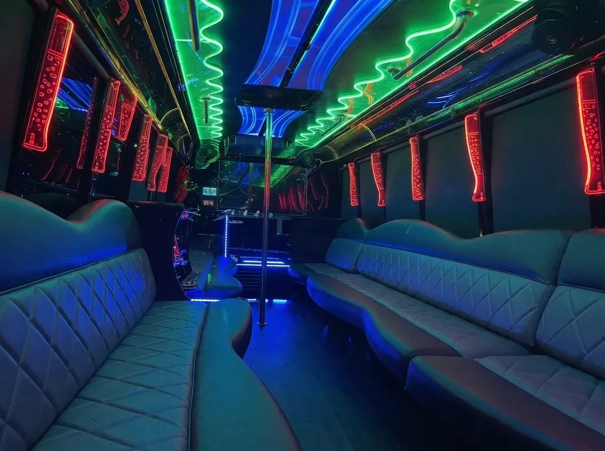 White 30 Passenger Party Bus 30 Passenger Party Bus (white) for booking